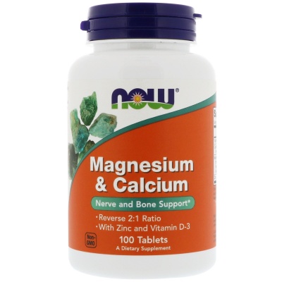  Now Calcium Magnesium 100 